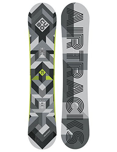 Airtracks Herren Snowboard Freeride Freestyle - Cubo Camber Snowboard Extra Wide 168 cm von Airtracks