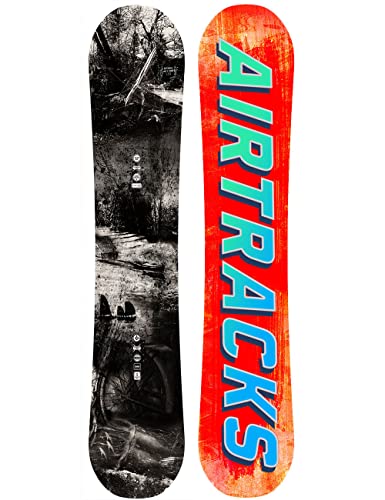 Airtracks Herren Snowboard Freeride Freestyle - Past&Future Hybrid Rocker Wide Snowboard 157 cm von Airtracks