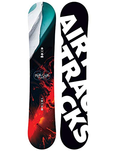 Airtracks Herren Snowboard North South Four Camber Snowboard Wide All Mountain Freestyle Freeride 162 cm von Airtracks