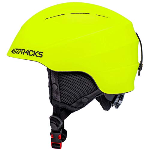 Airtracks Master T52 Ski Helm Snowboardhelm für Herren Damen Skihelm Snowboard Helm ABS - neon - L (57-61cm) von Airtracks