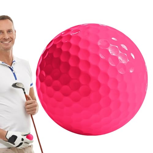Aisyrain Farbige Golfbälle,Golfbälle bunt,Übungsgolfbälle | Langstrecken-Übungsgolfbälle, neuartige, helle Golfbälle für alle Golfspieler im Innen- und Außenbereich von Aisyrain
