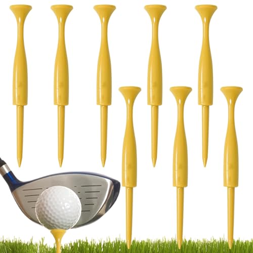 Aisyrain Golf-Tee-Set, Dicke Golf-Tees | Professionelles T-System mit geringer Reibung - Hervorragende Haltbarkeit, professionelle, reibungsarme Tees – stilvolles 8-teiliges Golfzubehör für das von Aisyrain