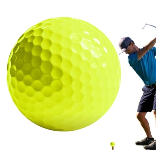 Aisyrain Golfbälle farbig,Bunte Golfbälle - Übungsgolfbälle,Langstrecken-Übungsgolfbälle, neuartige, helle Golfbälle für alle Golfspieler im Innen- und Außenbereich von Aisyrain