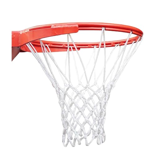 Aizuoni Basketballnetz tragbar, Basketballnetz für Korb,Leichtes Standard-Basketballnetz aus Nylon - Verdicktes Basketball-Spielnetz für Outdoor-Indoor-Reifen für Stadien, PE-Klasse von Aizuoni