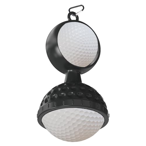 Aizuoni Golfball-Schrubbbürste, Golfball-Reinigungsbürste,2-in-1 Silikon-Reinigungsbürste mit Karabiner - Golf-Aufbewahrungsbürste, tragbares Golfball-Reinigungswerkzeug, Golf-Zubehör von Aizuoni