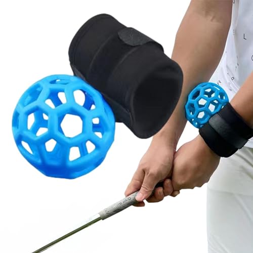 Aizuoni Tragbarer Golfschwung Trainerball, Golf Smart Ball Swing Trainer, Golf Swing Trainer Ballausrüstung Bälle, Tragbare Und Effektive Golf-Trainingshilfe, Intelligente Ballhaltungskorrektur von Aizuoni