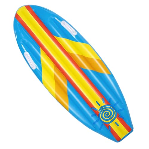 Aufblasbares Surfbrett, aufblasbares Bodyboard | Stabiles buntes Pool-Rafts-Board aufblasbar | Attraktive, multifunktionale, Wiederverwendbare Surf-Party-Dekoration für den Strandpool von Aizuoni