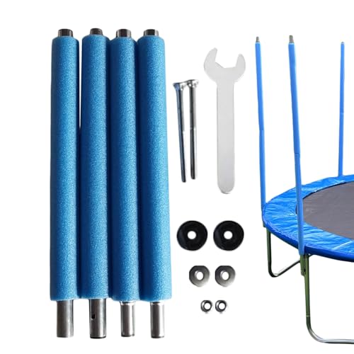 Trampolin Stangen Ersatz, 176/196cm Netzstangen Trampolin-Teile, Trampolinen Stangenschutz,TrampolinErsatz-Überdachungsstangen - Stahlgehäuseteile Für Sicherheit, Antikollisionsschutz-Trampolinzubehör von Aizuoni