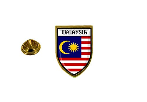 Akachafactory Anstecknadel, Anstecker, Souvenir, Stadt, Flagge, Malaysia, Malaysia von Akachafactory