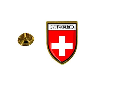 Akachafactory Anstecknadel, Anstecknadel, Souvenir, Stadt, Flagge, Schweizer Flagge von Akachafactory