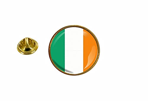 Akachafactory Anstecknadel, Motiv: irische Flagge, rund von Akachafactory