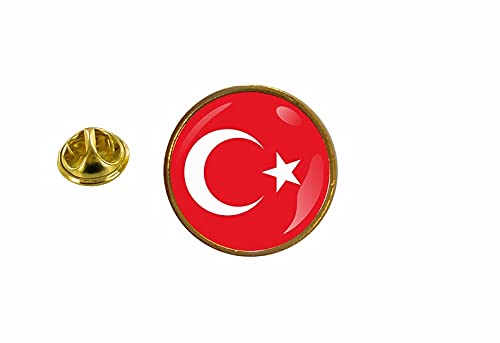 Akachafactory Anstecknadel, türkische Flagge von Akachafactory