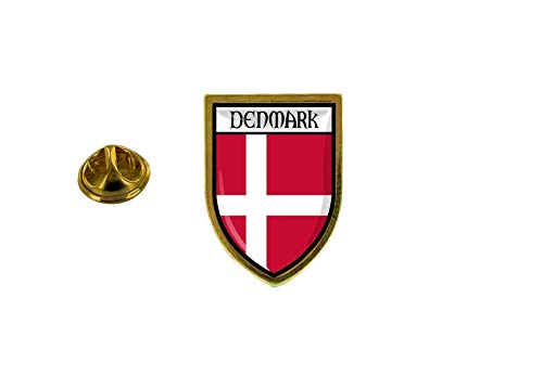 Akachafactory Pin Anstecker Anstecker Anstecker Stadt Flagge Dänemark Dänemark von Akachafactory