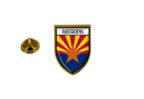 Akachafactory Pin Anstecker Anstecker Anstecker Stadt Flagge USA Arizona von Akachafactory
