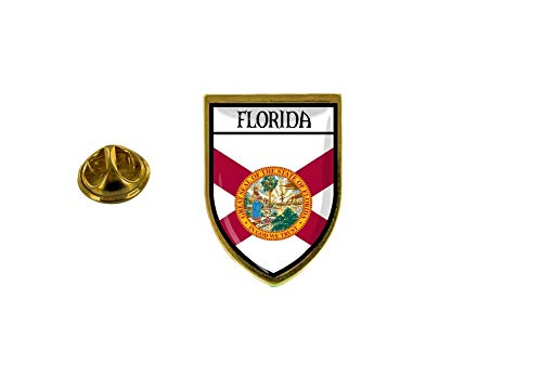 Akachafactory Pin Anstecker Anstecker Anstecker Stadt Flagge USA Florida von Akachafactory