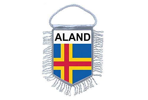 Akachafactory Wimpel Mini Flagge Fahne flaggen miniflagge Åland Ålandinseln von Akachafactory