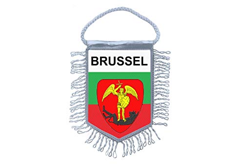 Akachafactory Wimpel Mini Flagge Fahne flaggen miniflagge Belgien Brussel von Akachafactory
