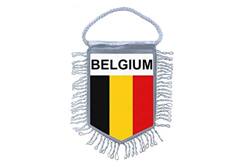Akachafactory Wimpel Mini Flagge Fahne flaggen miniflagge Belgien von Akachafactory