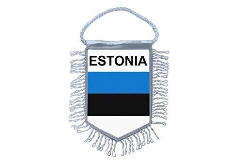 Akachafactory Wimpel Mini Flagge Fahne flaggen miniflagge Estland von Akachafactory