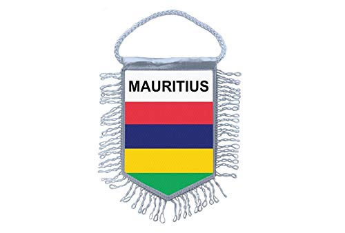 Akachafactory Wimpel Mini Flagge Fahne flaggen miniflagge Mauritius von Akachafactory