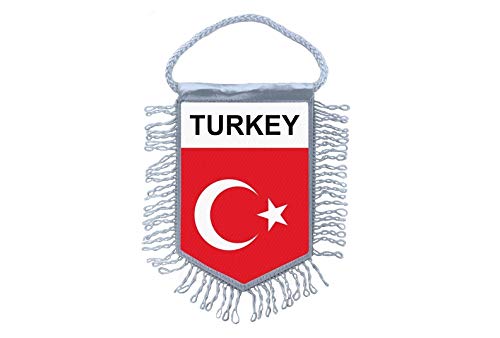 Akachafactory Wimpel Mini Flagge Fahne flaggen miniflagge Türkei von Akachafactory