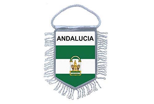 Akachafactory Wimpel Mini Flagge Fahne flaggen miniflagge andalusien Andalusia von Akachafactory