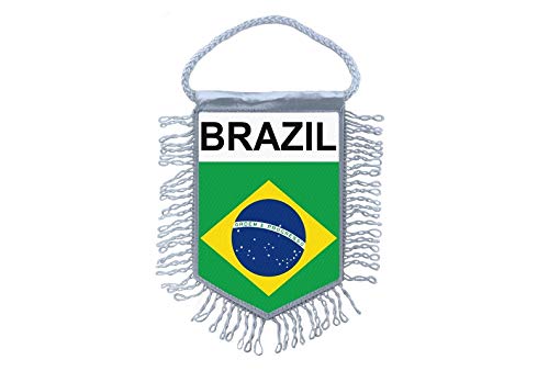 Akachafactory Wimpel Mini Flagge Fahne flaggen miniflagge brasilien von Akachafactory
