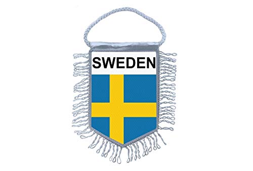 Akachafactory Wimpel Mini Flagge Fahne flaggen miniflagge schweden von Akachafactory