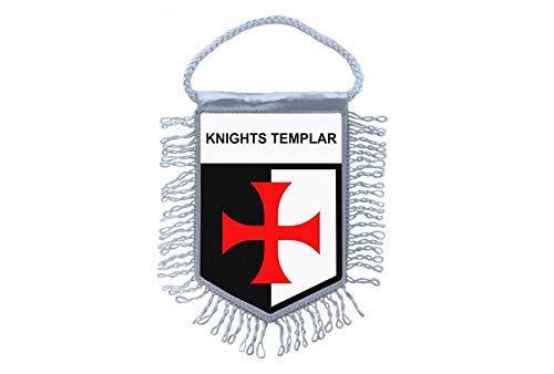 Akachafactory Wimpel Mini Flagge Fahne flaggen miniflagge templerordens templeritter Templer B von Akachafactory