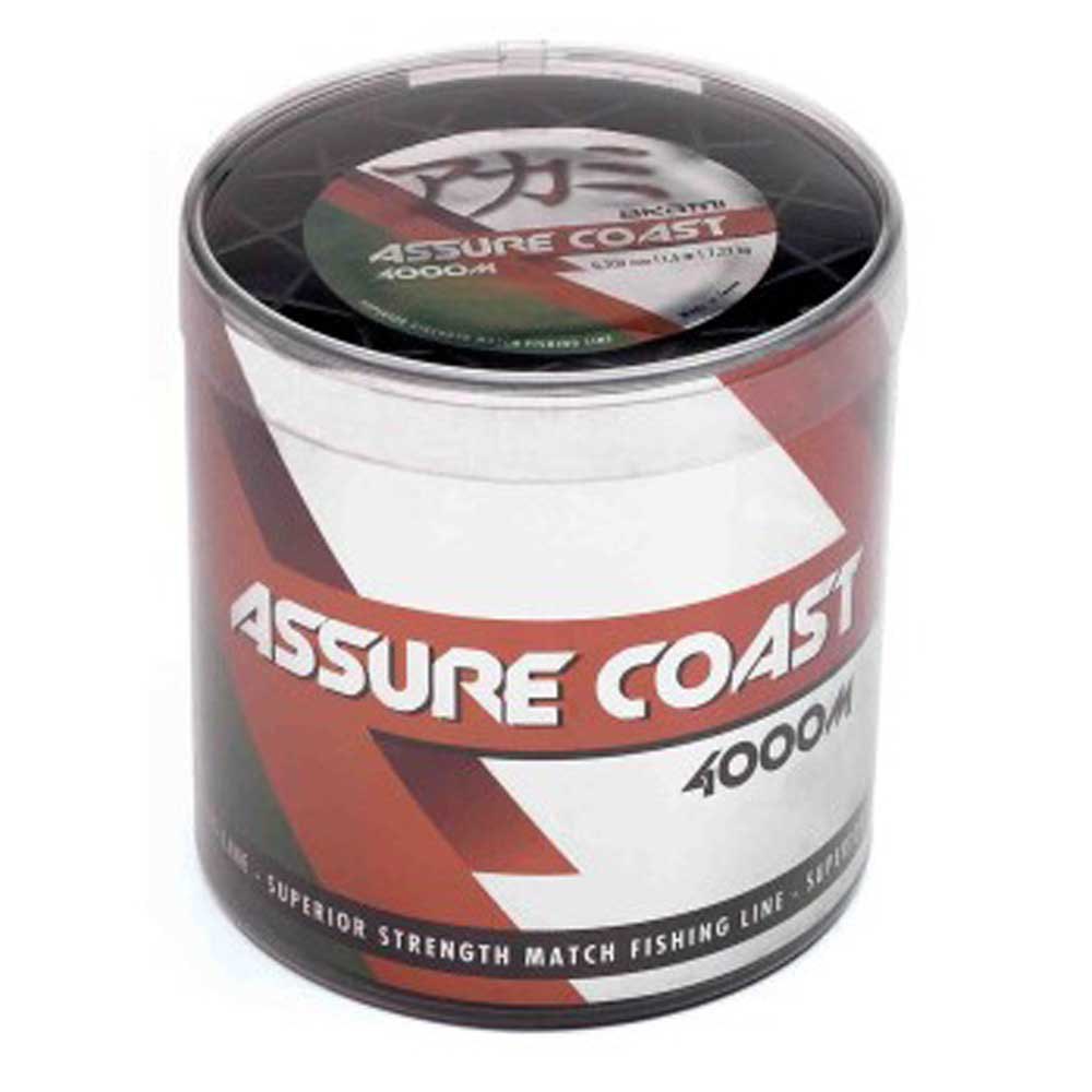 Akami Assure Coast Monofilament 4000 M Braun 0.128 mm von Akami