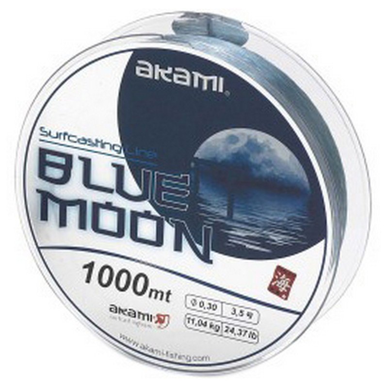Akami Blue Moon Monofilament 1000 M Blau 0.350 mm von Akami