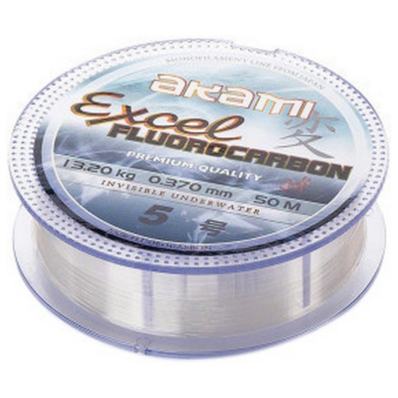 Akami Excel Fluorocarbon 50 M Durchsichtig 0.620 mm von Akami