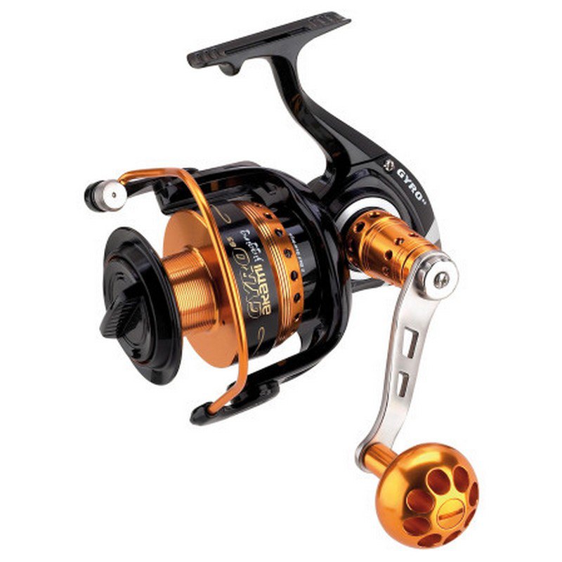 Akami Gyro Jigging Reel Schwarz,Golden 65 von Akami