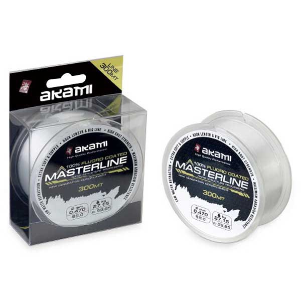 Akami Masterline 300 M Monofilament Durchsichtig 0.400 mm von Akami