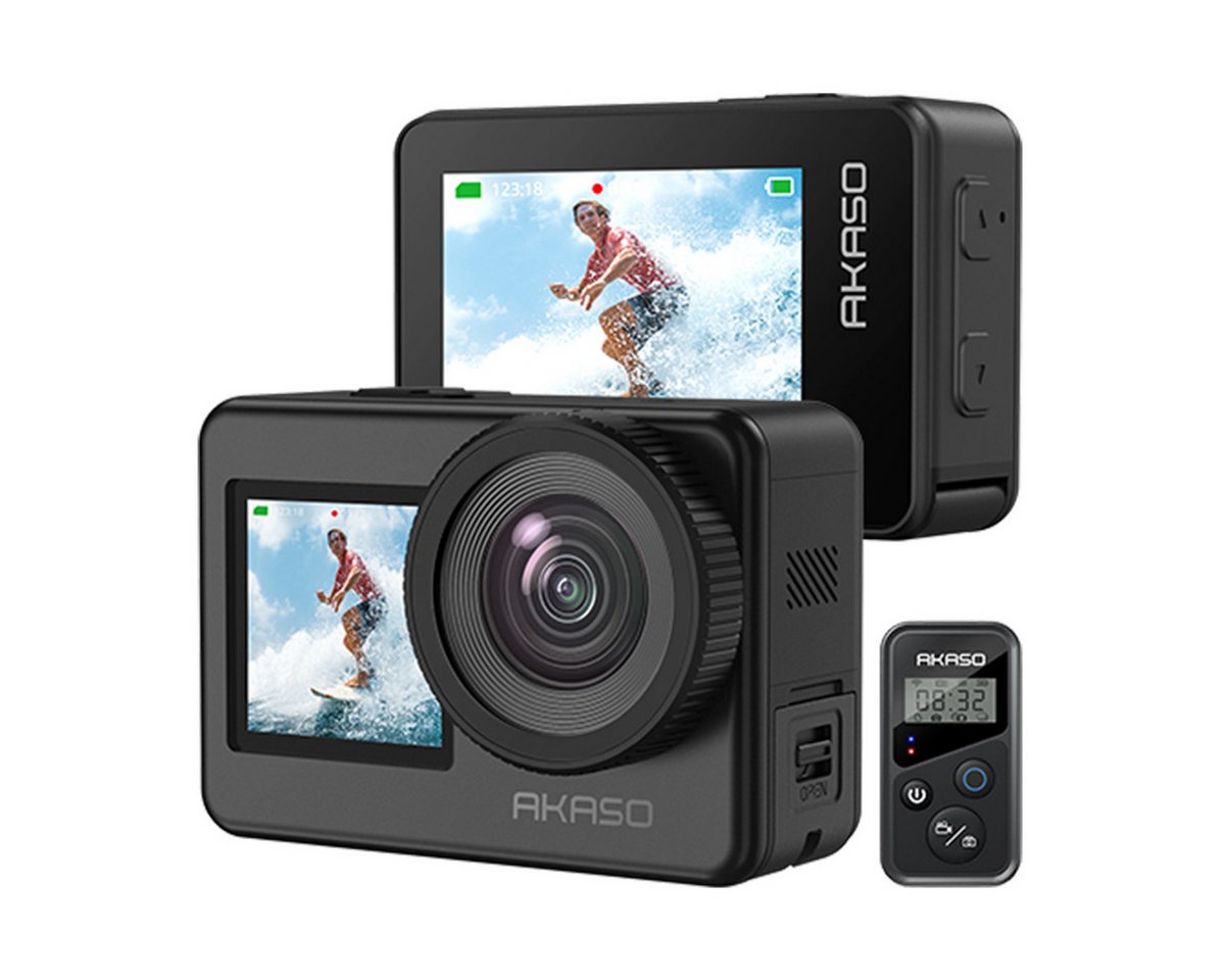 Akaso Brave 7, 4K 20MP WiFi, IPX8 waterproof, Action Cam (IEEE 802, EIS 2.0 with touchscreen, voice control, external microphone) von Akaso