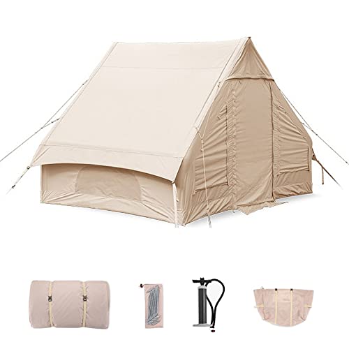 Aufblasbares Pop-Up-Zelt, wasserdichte Outdoor-Campingzelte, Keine Zeltstange erforderlich, Aufbau in Sekunden mit Luftpumpe und Tragetasche für Familien-Camping-Wandern von AkosOL