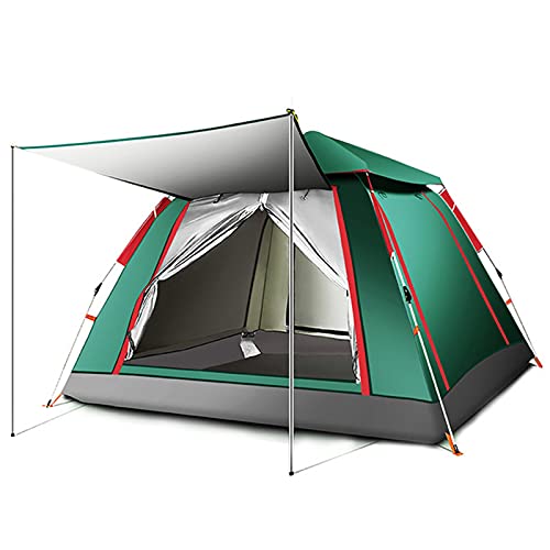 Campingzelt für 3–4 Personen, in 60 Sekunden aufgebautes Zelt, wasserdichtes Pop-up-Outdoor-Sportzelt, Camping-Sonnenschutz, sofortiges Kabinenzelt, fortschrittliches Belüftungsdesign, bietet Top-Kle von AkosOL