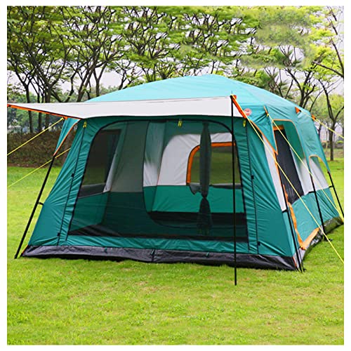 Doppelwandiges Zelt für 5 bis 8 Personen, geräumiges und schnell aufzubauendes Gartenzelt, leichtes und praktisches Pop-up-Zelt für Familien, Outdoor, Wandern und Bergsteigen von AkosOL