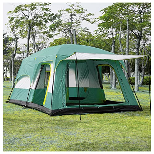 Einfaches Zelt für 5 bis 8 Personen, insektensicher, geräumiges großes Campingzelt, praktisches, fortschrittliches Zelt mit Veranda zum Wandern und Rucksackreisen von AkosOL