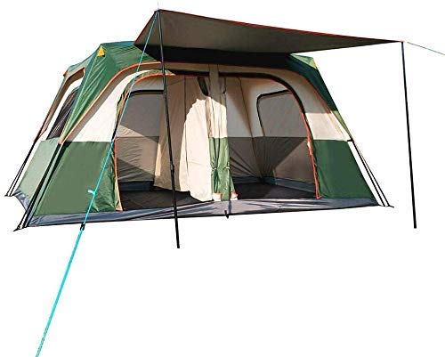 Geräumiges Familienzelt für 10 Personen, Outdoor-Campingzelt, regensicheres übergroßes Zelt, multifunktionales Campingzelt, verwendet für Familienessen im Freien von AkosOL
