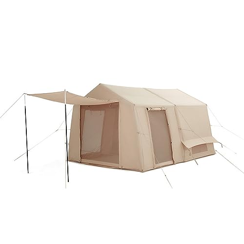 Große Campinghütte, aufblasbares Zelt, aufblasbares Campingzelt, aufblasbares Zelt für den Außenbereich, Baumwollmaterial, erweiterte Lobby, großer Aktivitätsraum von AkosOL