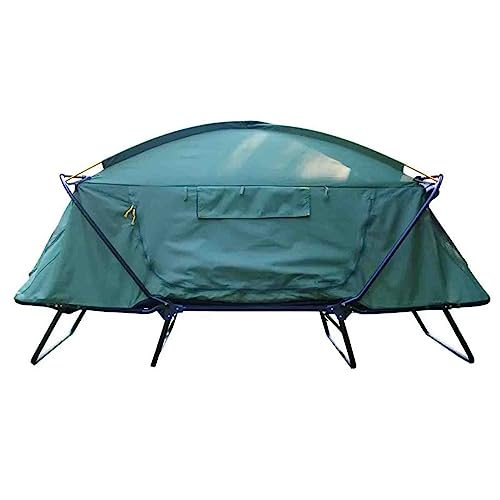 Off-The-Ground Zelt Outdoor Camping Doppelschicht Anti-Sturm Camping Auto Angeln Tragbare Geschwindigkeit Offene Einzel Doppel Camping Bett Zelt hoffnungsvoll von AkosOL