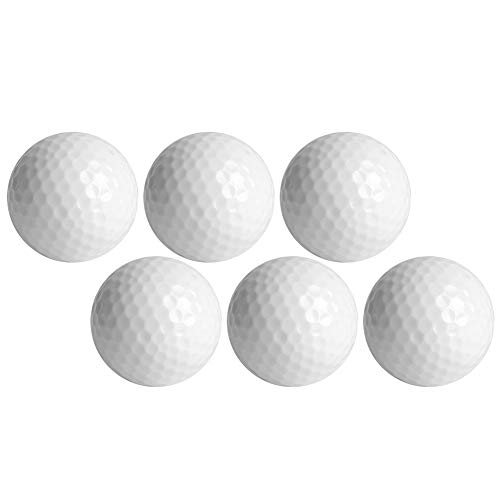 Akozon 6er-Pack Leuchtende LED-Golfbälle – Synthetischer Gummi, Leuchtend für Golftraining bei Tag und Nacht – Leicht zu Erkennen, Langlebig und Macht Spaß! (Blue) von Akozon