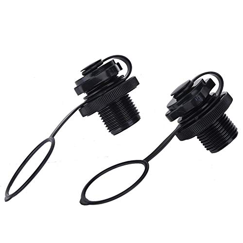 Akozon Air Valves Inflatable Boat Valve 2pcs Ersatzschraube für Schlauchboot Raft Pool Boat von Akozon