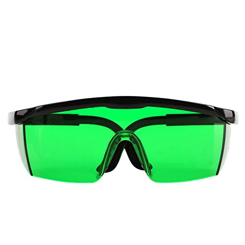 Akozon Augenschutz-Schutzbrille, Beam Veiw Visibility Vision Enhancement Glasses Goggle für Level (Grüne laserverstärkte Brille) von Akozon