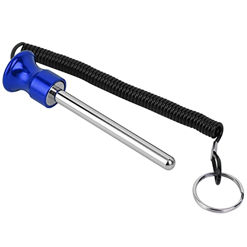 Akozon Gewichtsstapel-Stift, Magnetischer Gewichtsstapel-Stift mit Stiften für Platte Trainingsgeräte Zubehör Maschinenbeladung Zugseilstärke (Blau) von Akozon