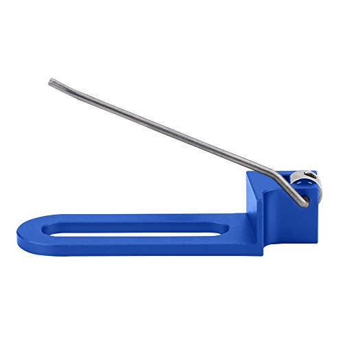 Akozon Premium Aluminium Pfeilauflage für Recurve-Bogen mit Magnettechnologie – Ideal für Rechtshänder (Blue) von Akozon