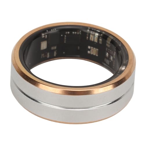 Akozon Smart Ring Fitness Tracker, Tragbarer Smart Ring Schlafüberwachung Kamerasteuerung IP68 Wasserdichter Smart Health Ring für Männer (10) von Akozon