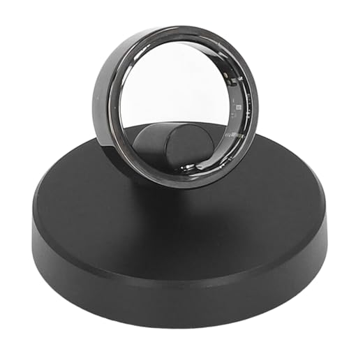 Akozon Smart Ring Health Tracker Schlafüberwachung IP68 Wasserdichter Fitness-Tracker-Ring für Outdoor-Aktivitäten Ti-Legierungsmaterial (16,4 mm/0,65 Zoll) von Akozon
