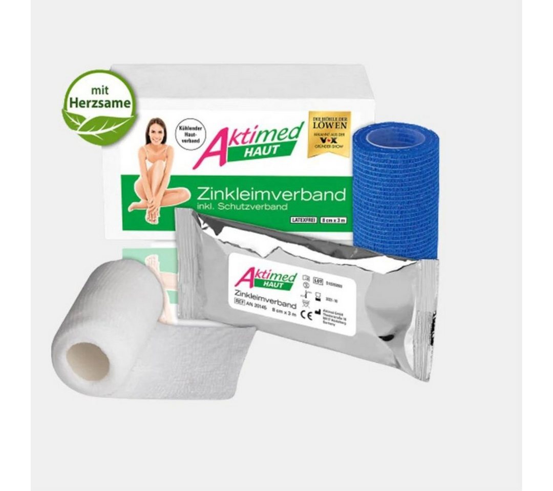 Aktimed Bandage HAUT Zinkleimverband und BANDAGE Kombi-Pack (1-tlg) (1-tlg) von Aktimed